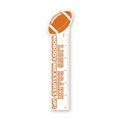 2"X8" Football Shape Custom Printed Bookmark